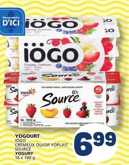 Marché Bonichoix IÖGO SOURCE YOGURT offer