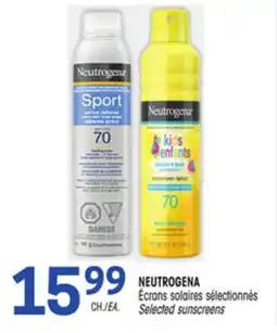 Uniprix NEUTROGENA Écrans solaires sélectionnés/Selected sunscreens offer
