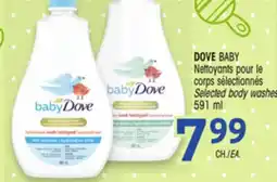 Uniprix DOVE BABY Nettoyants pour le corps sélectionnés/Selected body washes offer