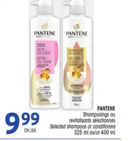 Uniprix PANTENE Shampooings ou revitalisants sélectionnés /Selected shampoos or conditioners offer