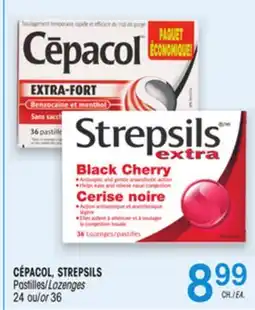 Uniprix CÉPACOL, STREPSILS Pastilles/Lozenges offer