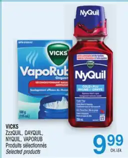 Uniprix VICKS ZzzQUIL, DAYQUIL, NYQUIL, VAPORUB Produits sélectionnés/Selected products offer