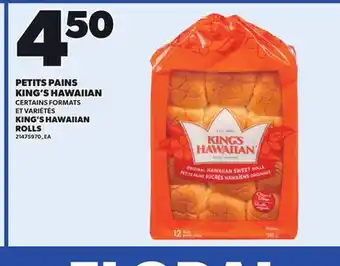 Provigo KING'S HAWAIIAN ROLLS offer