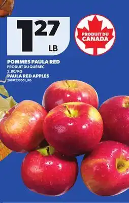 Provigo PAULA RED APPLES offer