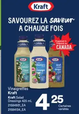 Provigo VINAIGRETTES KRAFT, 425 mL offer