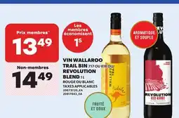 Provigo VIN WALLAROO TRAIL BIN, 717 OU 818 OU REVOLUTION BLEND, 1 L offer