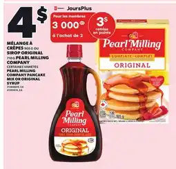 Provigo MÉLANGE À CRÊPES, 905 G OU SIROP ORIGINAL 710 G PEARL MILLING COMPANY offer