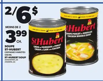 Provigo SOUPE ST-HUBERT, 540 ML offer