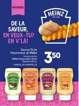 Provigo SAUCES STYLE MAYONNAISE DE HEINZ, 340 mL offer