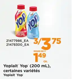 Provigo YOPLAIT YOP (200 ML) offer