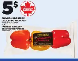 Provigo POIVRONS DE SERRE DÉLICES DU MARCHÉ, 3 UN offer