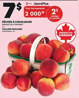 Provigo PÊCHES À CHAIR JAUNE, 3 L offer