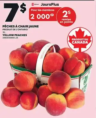 Provigo PÊCHES À CHAIR JAUNE, 3 L offer