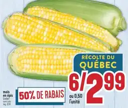 Marché Adonis MAÏS EN ÉPIS | CORN COB offer