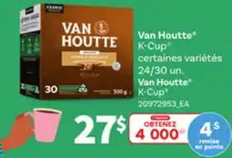 Provigo VAN HOUTTE K-CUP , 24/30 UN offer