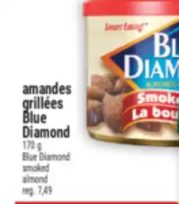 Marché Adonis AMANDES GRILLÉES BLUE DIAMOND | BLUE DIAMOND SMOKED ALMOND offer
