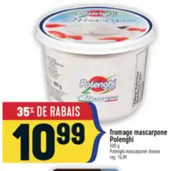 Marché Adonis FROMAGE MASCARPONE POLENGHI | POLENGHI MASCARPONE CHEESE offer
