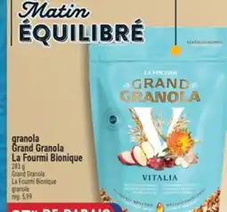 Marché Adonis GRANOLA GRAND GRANOLA LA FOURMI BIONIQUE | GRAND GRANOLA LA FOURMI BIONIQUE GRANOLA offer