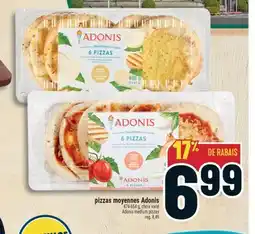 Marché Adonis PIZZAS MOYENNES ADONIS | ADONIS MEDIUM PIZZAS offer