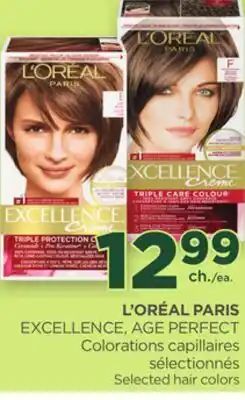 Proxim L'ORÉAL PARIS EXCELLENCE, AGE PERFECT Colorations capillaires sélectionnés /Selected hair colors offer