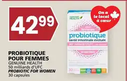 Rachelle-Bery Grocery GENUINE HEALTH PROBIOTIC FOR WOMEN offer