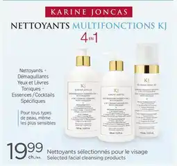 Proxim KARINE JONCAS Selected facial cleansing products offer