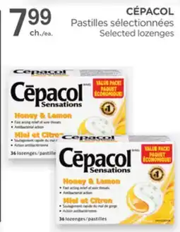 Proxim CÉPACOL Pastilles sélectionnées/ Selected lozenges offer