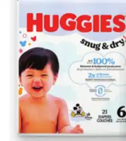 Proxim HUGGIES, ATTITUDE Couches sélectionnés/Selected diapers offer