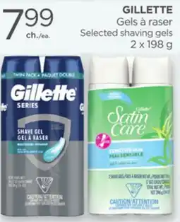 Proxim GILLETTE Selected shaving gels offer