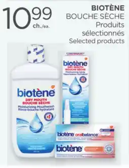 Proxim BIOTÈNE BOUCHE SÈCHE Produits sélectionnés/Selected products offer