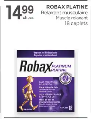 Proxim ROBAX PLATINE Muscle relaxant offer