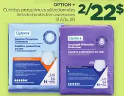Proxim OPTION+ Selected protective underwears offer