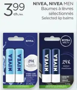 Proxim NIVEA, NIVEA MEN Baumes à lèvres sélectionnés/ Selected lip balms offer