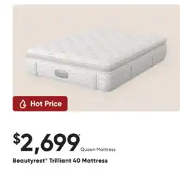 Dormez Vous Beautyrest Trilliant 40 Mattress offer