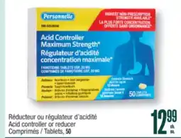 Jean Coutu PERSONNELLE Acid controller or reducer Tablets offer