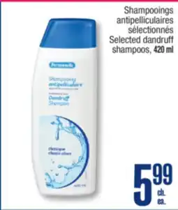 Jean Coutu PERSONNELLE Selected dandruff shampoos offer