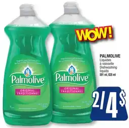 Jean Coutu PALMOLIVE Dishwashing liquids offer