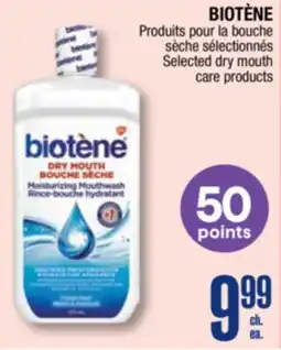 Jean Coutu BIOTÈNE Selected dry mouth care products offer