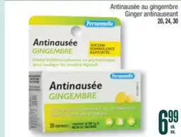 Jean Coutu PERSONNELLE Ginger antinauseant offer