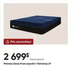Dormez Vous Matelas Sealy Posturepedic Raindrop LP offer