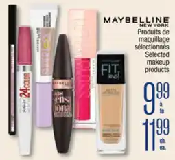 Jean Coutu MAYBELLINE NEW YORK Selected makeup products offer