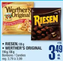 Jean Coutu RIESEN, WERTHER'S ORIGINAL Candies offer