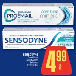 Jean Coutu SENSODYNE Selected toothpastes offer
