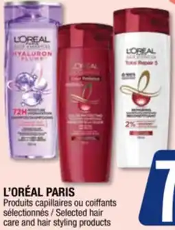 Jean Coutu L'ORÉAL PARIS Selected hair care and hair styling products offer