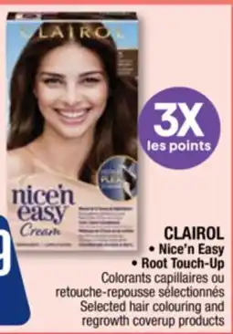Jean Coutu CLAIROL Nice'n Easy, Root Touch-Up Selected hair colouring and regrowth coverup products offer