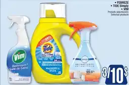Jean Coutu FEBREZE, TIDE Simply, VIM Selected products offer