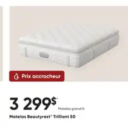 Dormez Vous Matelas Beautyrest Trilliant 50 offer