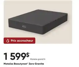 Dormez Vous Matelas Beautyrest Zero Granite offer