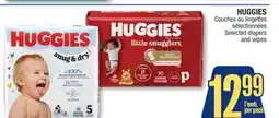 Jean Coutu HUGGIES Selected diapers and wipes offer