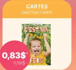 Jean Coutu GREETING CARDS offer